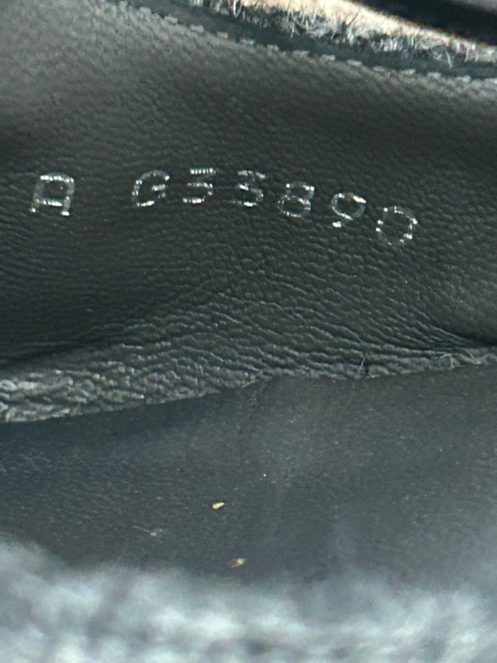 Vintage Chanel slingback cap toe pointy toe tweed gray and black heel 38.5 sz 8 - Picture 15 of 15